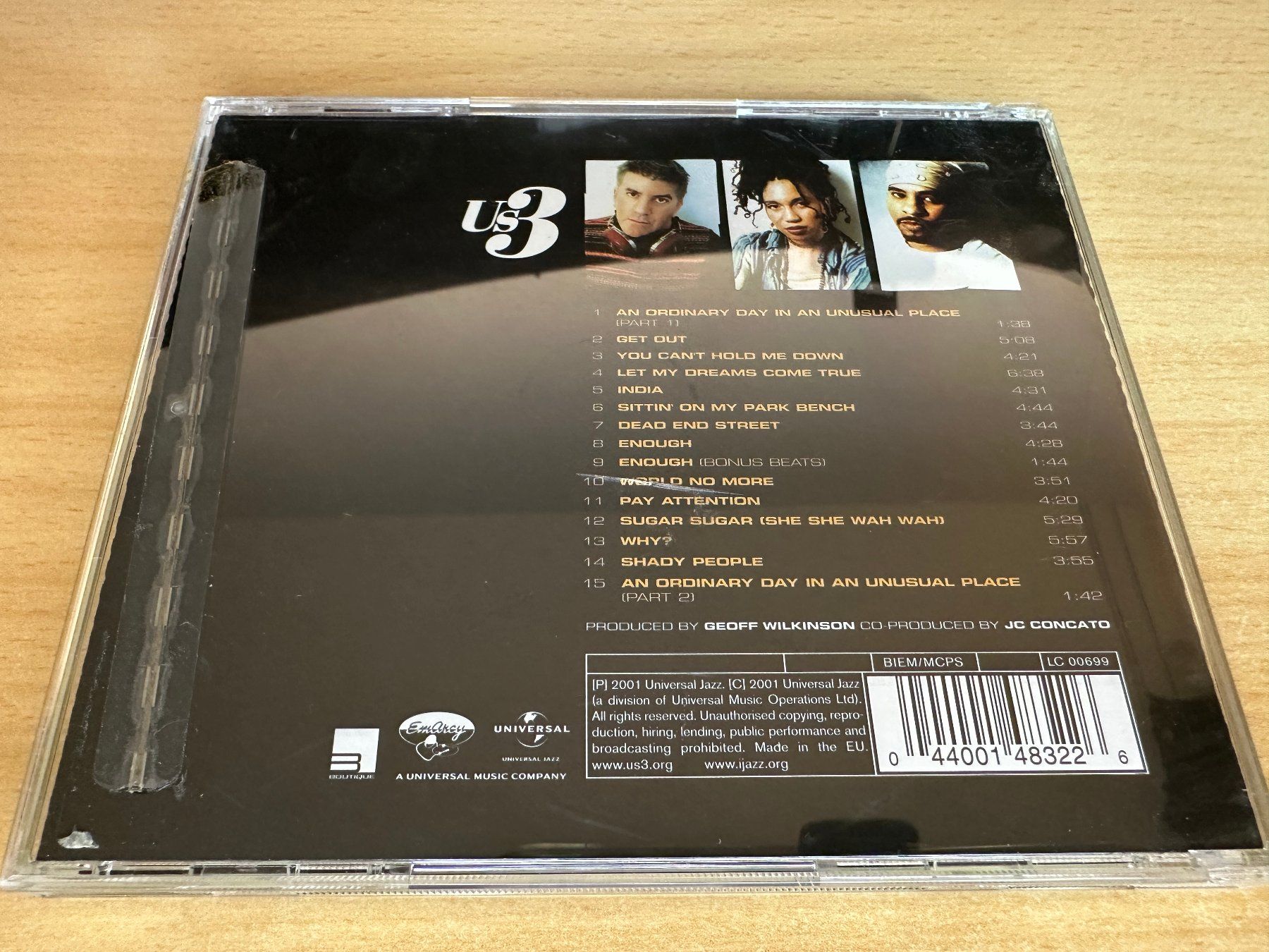 Us3 – An Ordinary Day In An Unusual Place (Gebraucht) in Rikon im ...