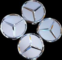 4er-Set Mercedes-Benz Radzierblenden mit Sternlogo