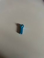 15 Stk. Kugelpfanne, M3, blau eloxiert.