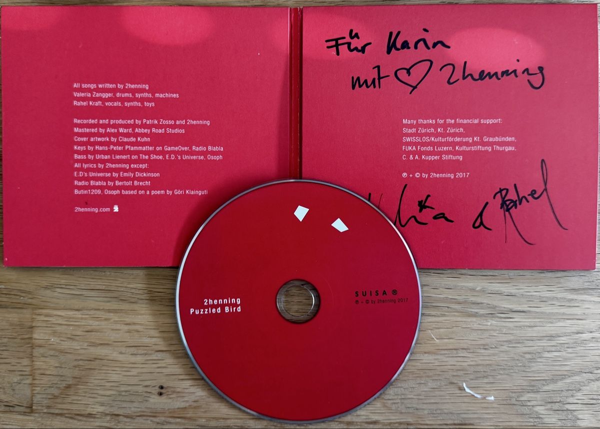 CDs: CD 2henning - Puzzled Bird – Gebraucht aus Zürich von tomakomai 2