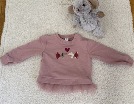 Langarm Shirt mit Tüll Gr. 80