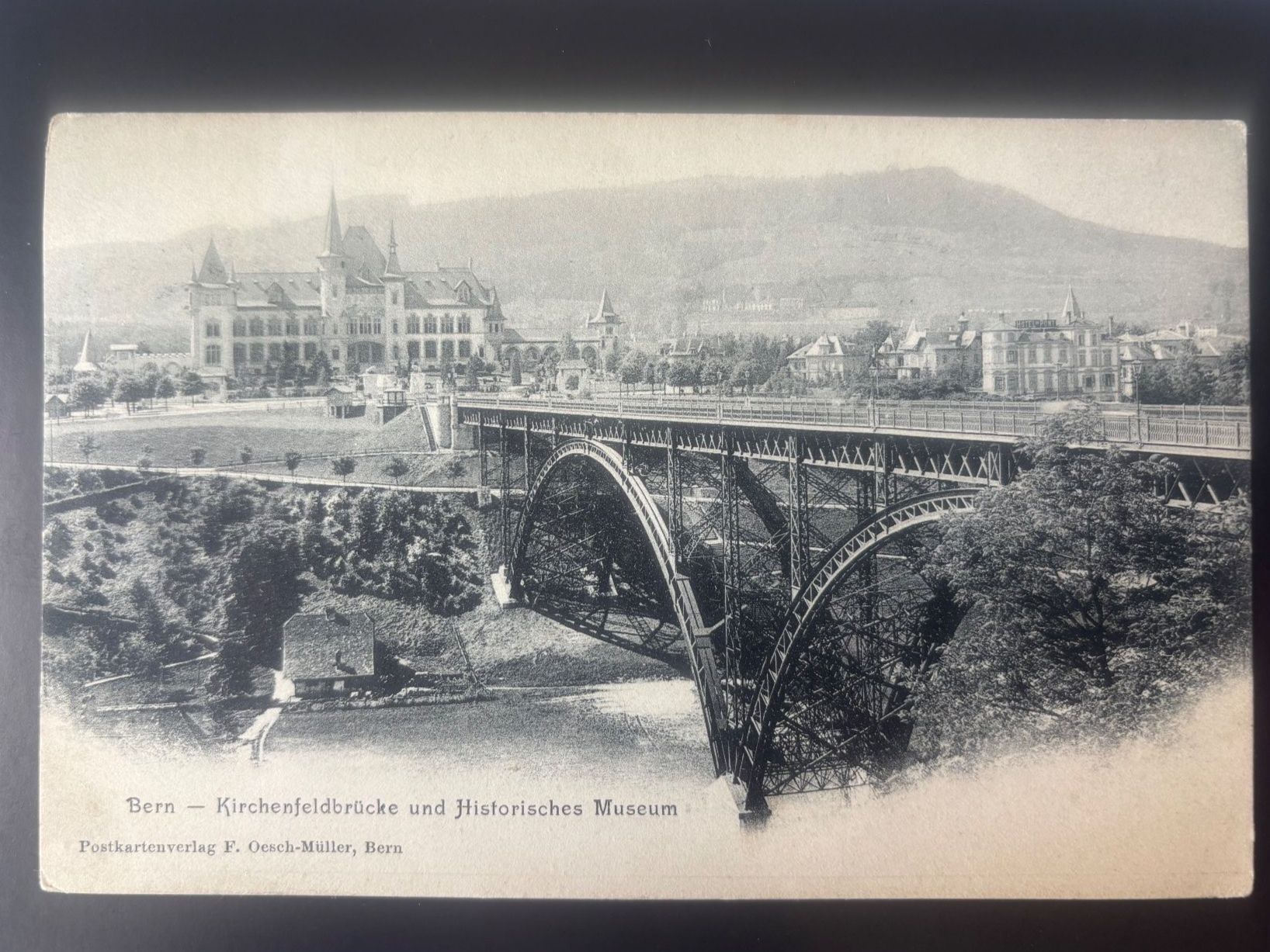 Ansichtskarten: CPA Berne - Kirchenfeldbr & Hist. Mu - circulée - 15.07.190? – Gebraucht aus Bulle von Claude1630