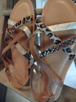 sandales tbs or et motif 