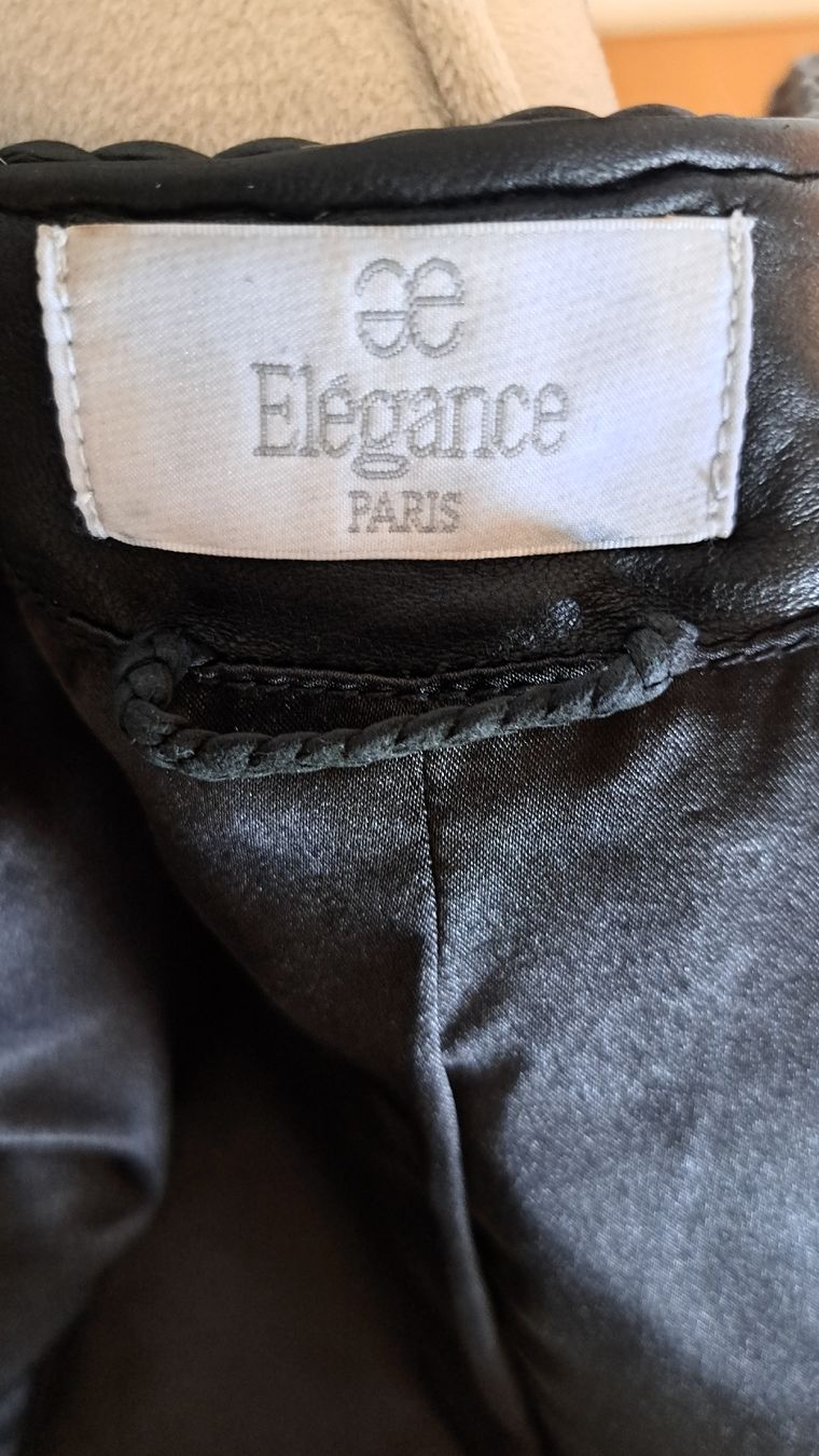 Giacche: Lederjacke Elegance Paris schwarz Grösse 36 eher 38 – Usato da Rechthalten venduto da Cnirvana 5