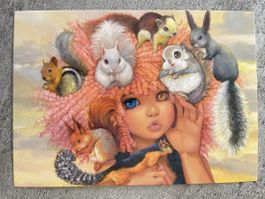 AK mit Kunst von Camilla d' Errico / Tiere