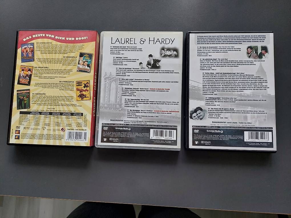 Tutti i DVDs: DVD`s Laurel und Hardy – Usato da Oberkulm venduto da Rrene65 1