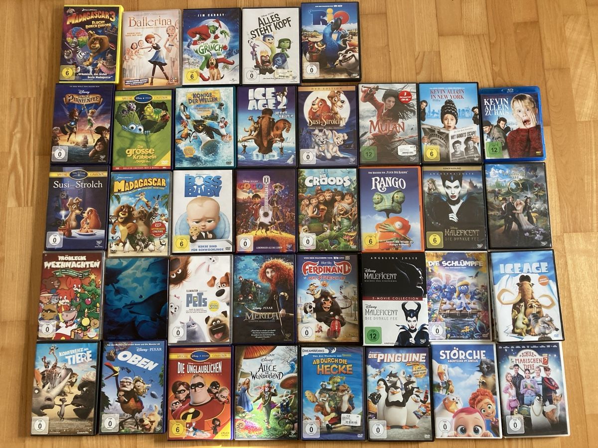 Alle DVDs: DVD Sammlung für Kinder – Gebraucht aus Fehraltorf von stfan
