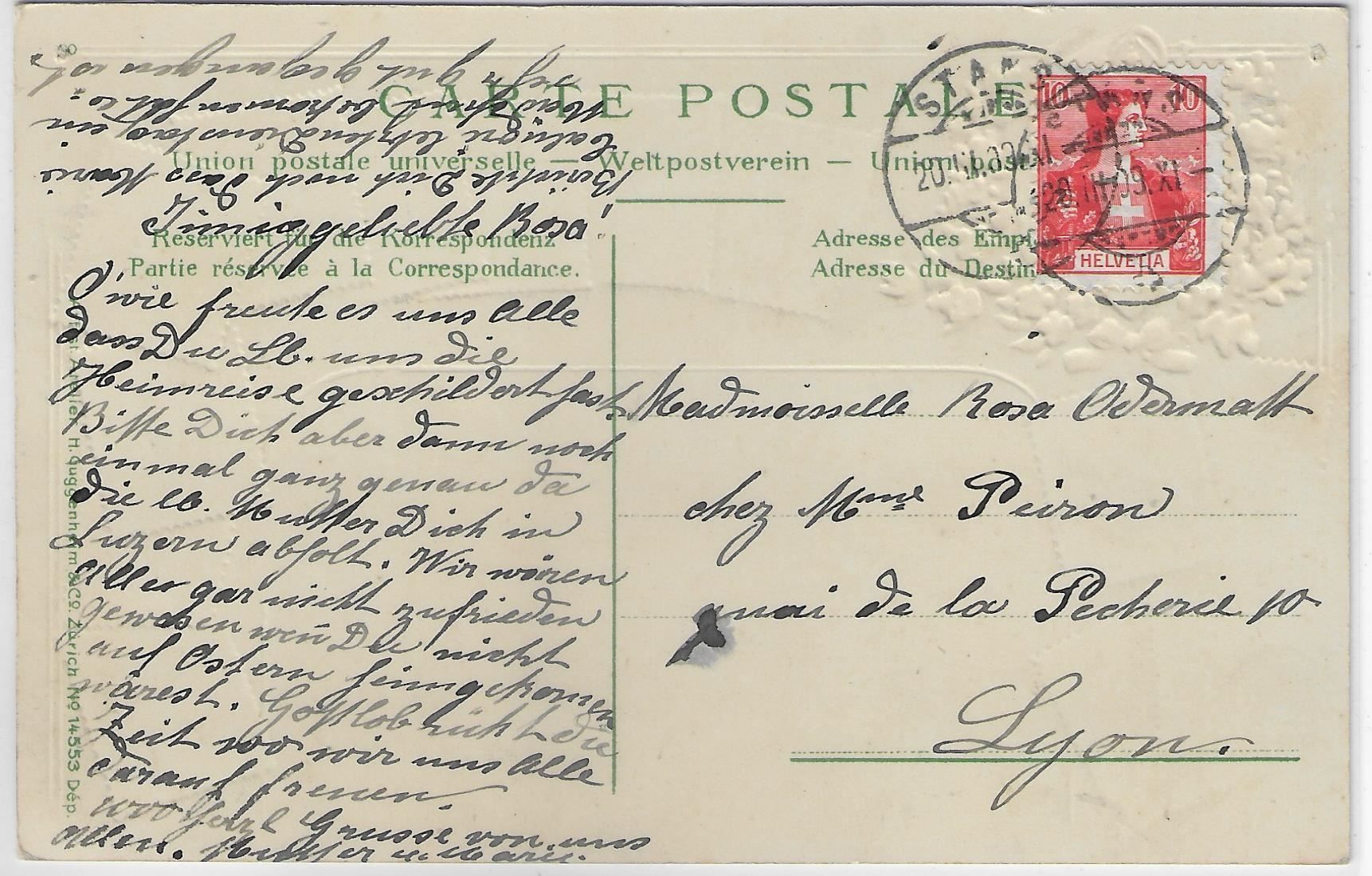 Cartes postales: Stans - Präge-Litho Briefmarken – Antique à Ettingen par Kartenplanet 1
