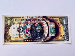 DEATH NYC Billet 1 US Dollar „Pop Art Moonswatch“, Ltd.x/100