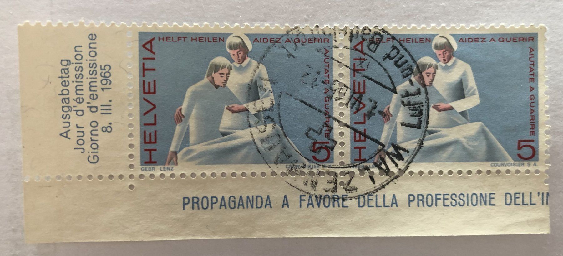 Tutti i francobolli: Nr.428 Paar mit VollStempel – Usato da Aarau venduto da Billa007