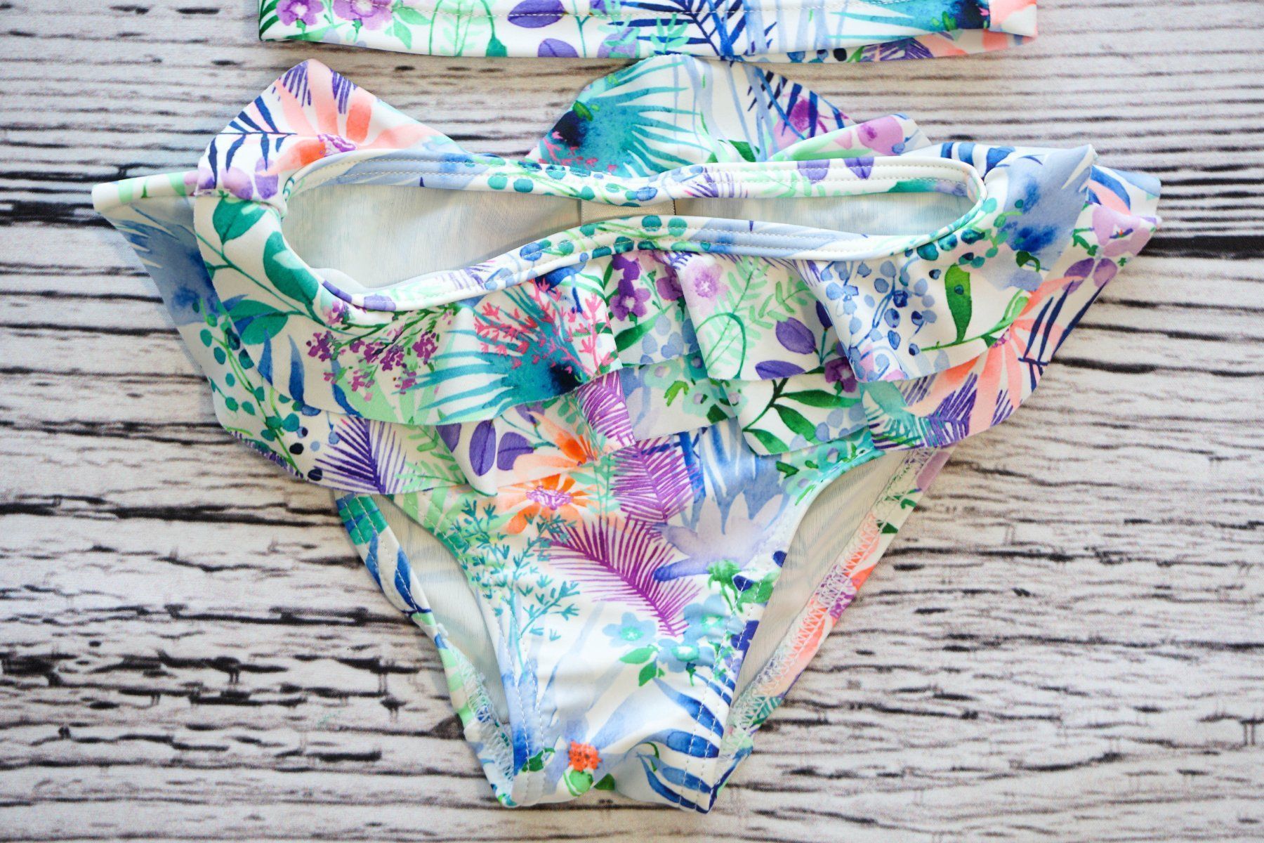 Next Costumi da bagno: Next Tankini/Bikini mit Blumen Gr.68/74 – Usato da Zürich venduto da sambaum 2
