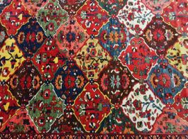 Eleganter feiner Bachtiar AntikTeppich Persien 1890 212×157