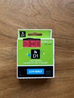 Dymo Klebeetiketten 12mm, Black > Red