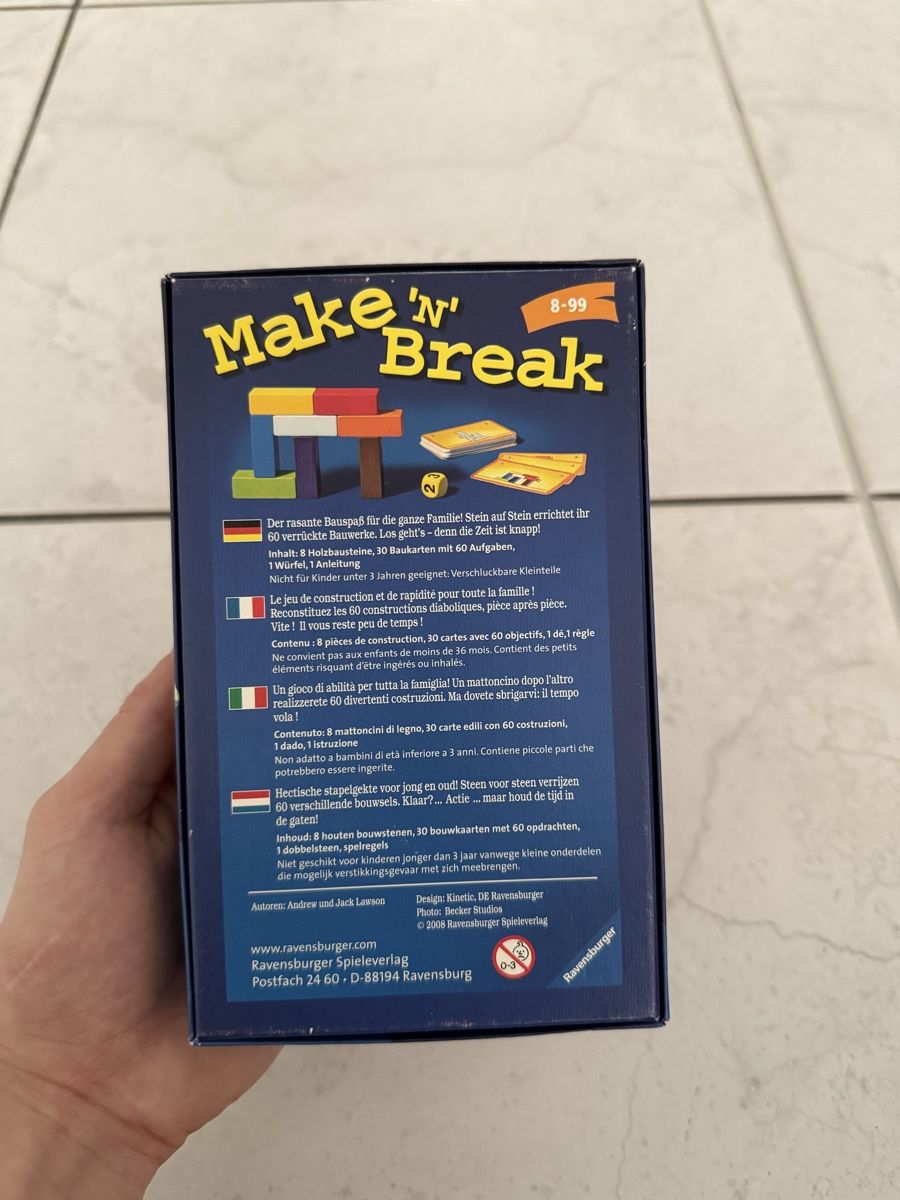 Ravensburger Giochi: Make n break von Ravensburger – Usato da Gossau ZH venduto da Shaolin 2