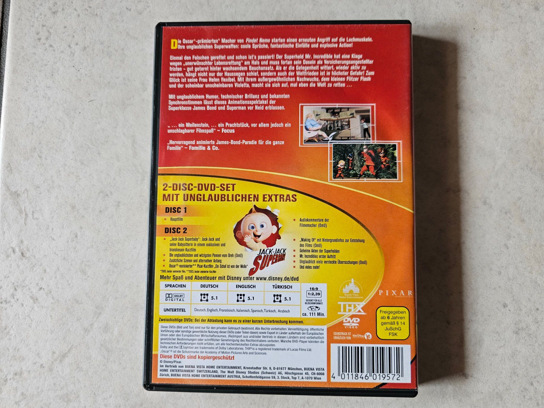 Tutti i DVDs: Die Unglaublichen  /  2 Disc Edition – Usato da Schneisingen venduto da backstore24 1