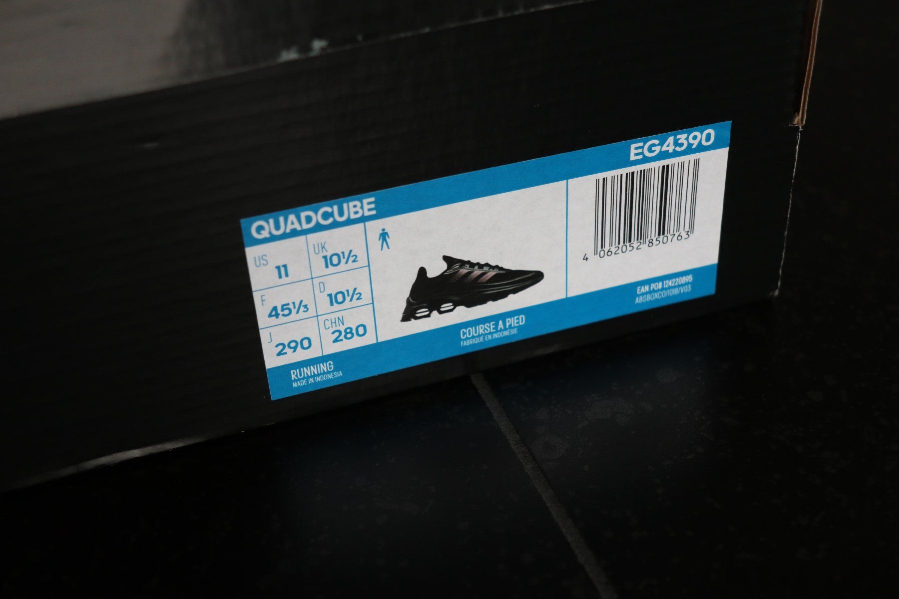 Adidas Scarpe da uomo: Adidas Quadcube Sneaker Gr. 45 – Nuovo e nell'imballaggio originale da Wädenswil venduto da Diddl4u 4