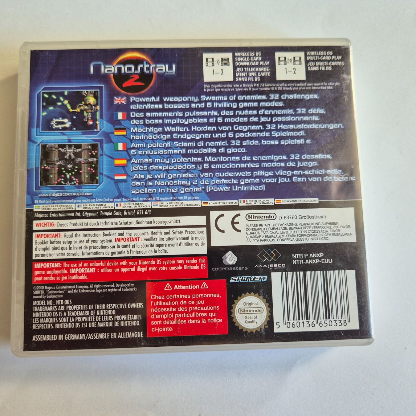 Nintendo Giochi: Nanostray 2 - DS – Usato da Zürich venduto da Mephisto87 1