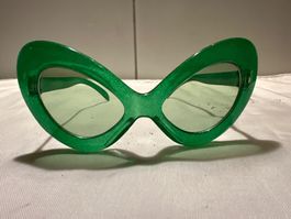 Grüne Retro Sonnenbrille, Eyecatcher für den Sommer