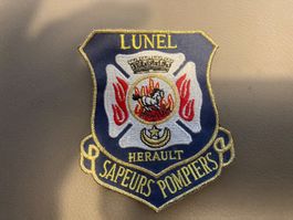 Patch écusson pompiers lunel