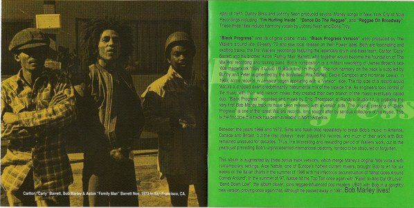 CDs: Bob Marley BLACK PROGRESS Vol.2 The Formative Years ReggaeCD – D'occasion à Kandergrund par Sososo 5