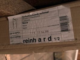 Reinhard AG Schuhschrank Nussbaum Swiss Made!