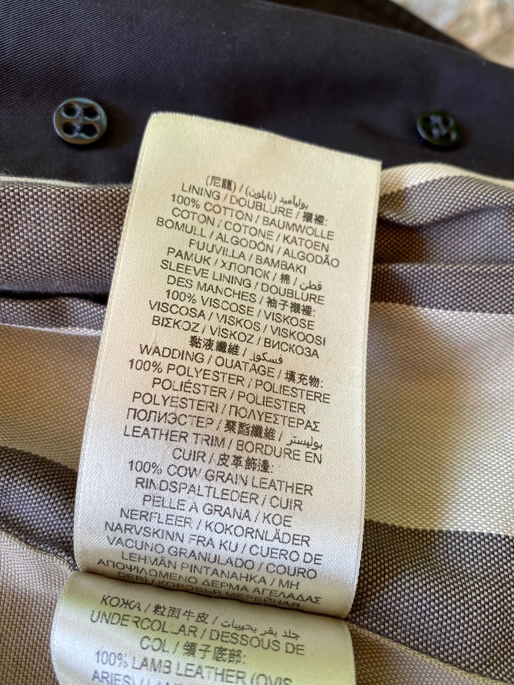 Burberry Mäntel: Schwarzer Burberry Brit Trenchcoat mit Leder – Gebraucht aus Roches BE von Anamun 9