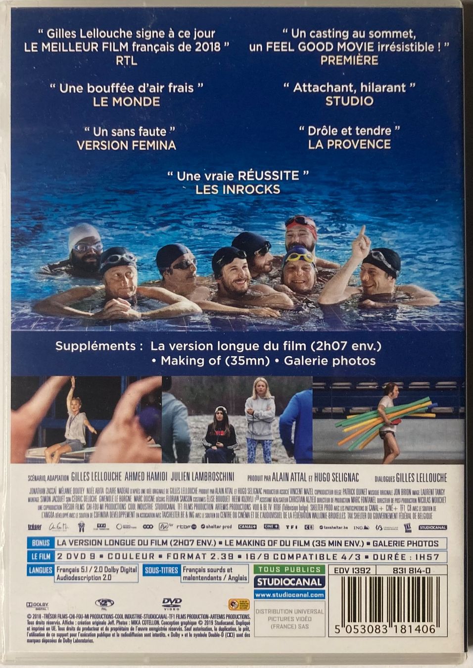 Tutti i DVDs: GILLES LELLOUCHE - LE GRAND BAIN – Usato da Poliez-Pittet venduto da Newtown-Records 1