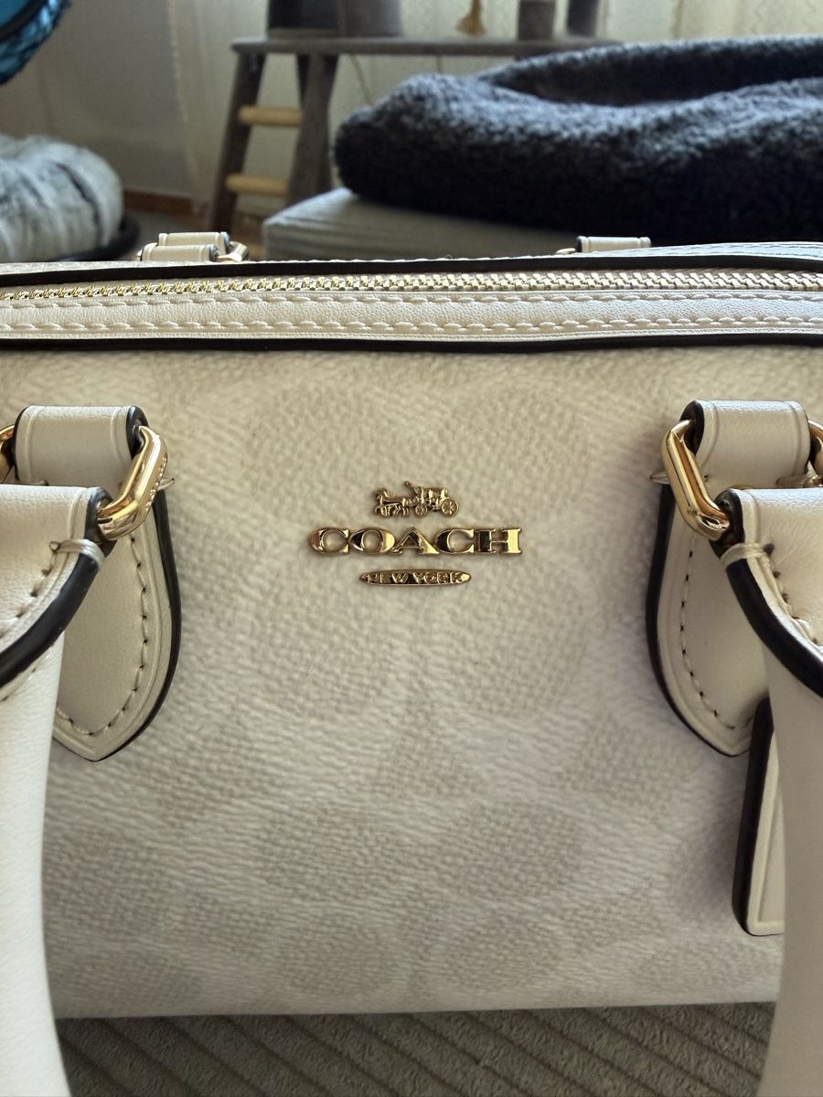 Coach Borse da donna: Coach Mini Rowan Weiss Signature Canvas – Nuovo (secondo la descrizione) da Intschi venduto da sam_t5kc 2