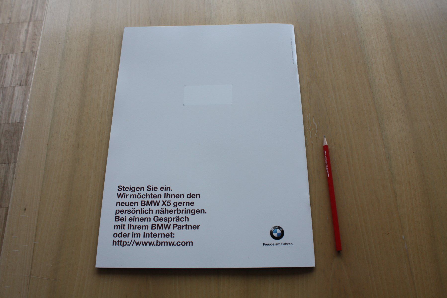 BMW Documents: BMW X5 E53 Grossformat Prospekt/CD 1999 – D'occasion à Wikon par erwin400 6