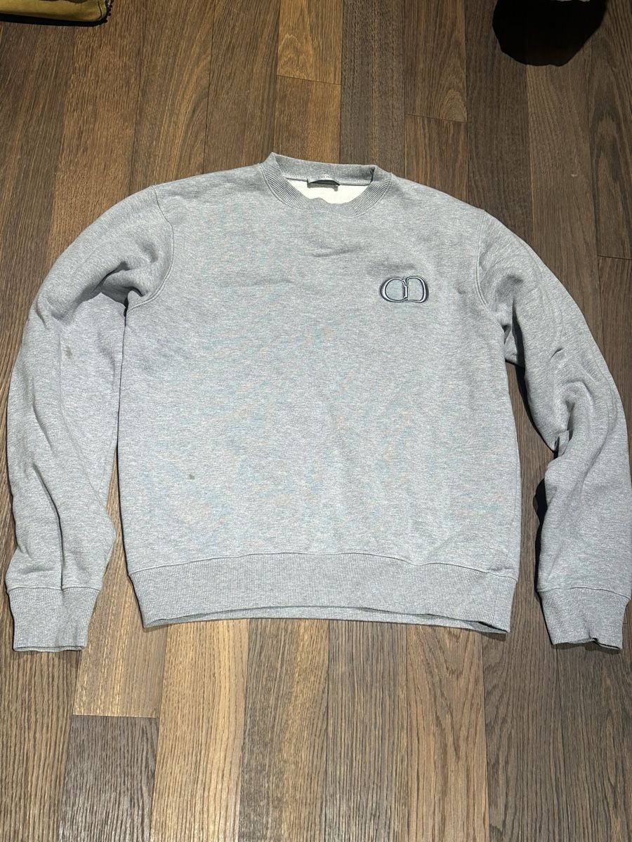 Dior Maglioni & Felpe: Dior Grey Cotton Sweatshirt - Size M – Usato da Richterswil venduto da Ramar05