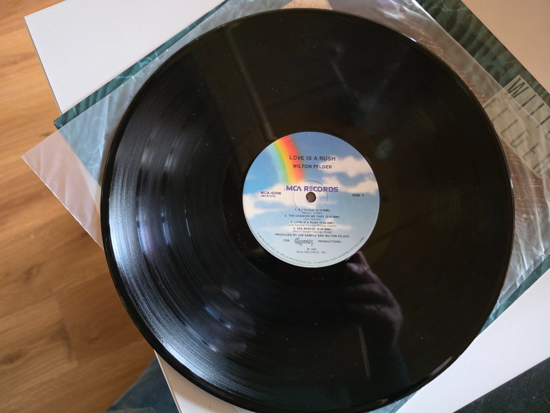 Dischi in vinile: LP: Wilton Felder - Love is a Rush - MCA 42096 – Usato da Walterswil BE venduto da Lonitti 4