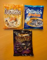 3 Beutel feine Toffees Schoko-,Karamell-und Vollmilch