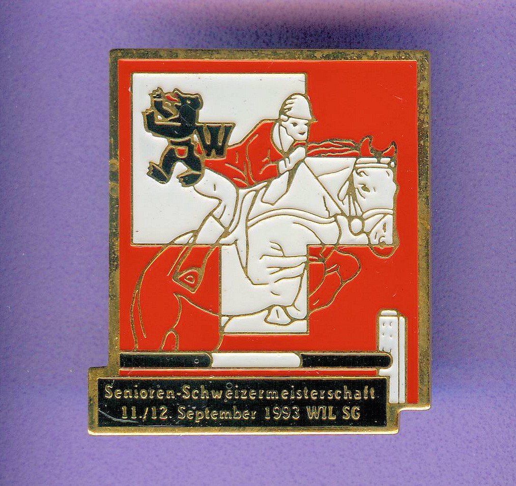 Placchette & Badge: Pferdsport  WIL 1993 – Usato da Winterthur venduto da Sammleroase