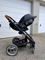 Poussette Mutsy Nio  + Cosy + Base Isofix + miroir bébé