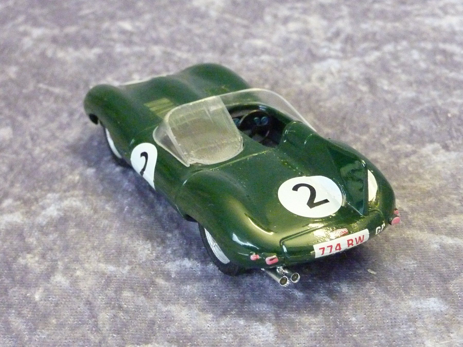 Jaguar Modellini d'auto: Jaguar D-Type #2 1:43 – Usato da Dürrenäsch venduto da modellautos4you 2
