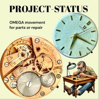 OMEGA handaufzug Uhrwerk ungeprüft