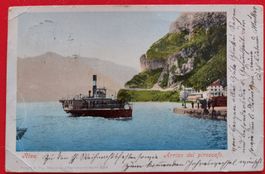 Riva - Arrivo del piroscafo 1901