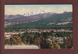 GENEVE et le Mont Blanc depuis Saconnex - 1931