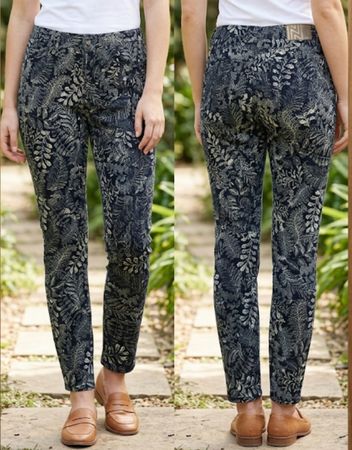 Pantalon imprimé style botanique - NILE - Taille M - XL