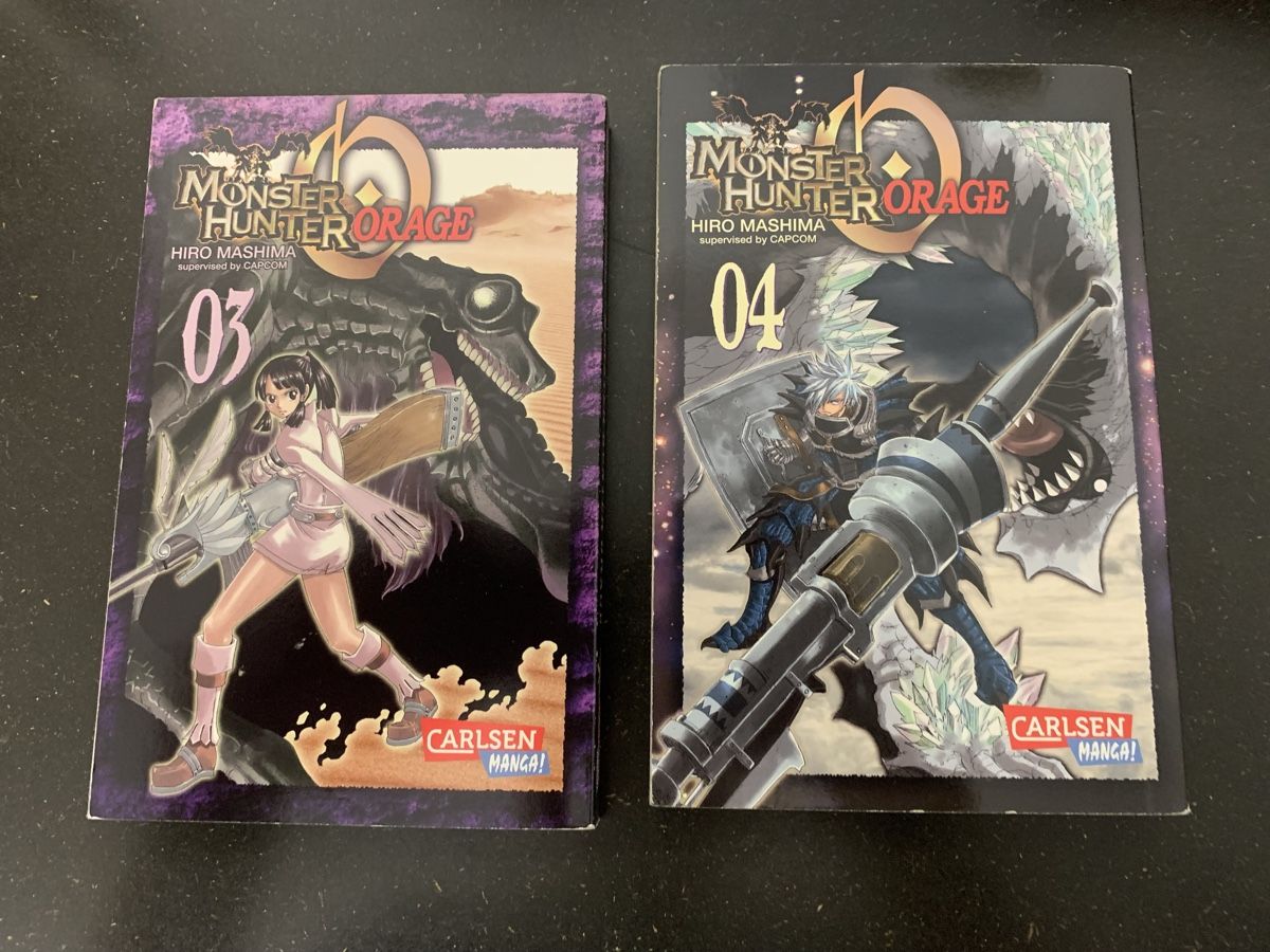 Fumetti: Manga Monster Hunter Orage Band 1-4 – Usato da Leuggern venduto da fab_s72v 1