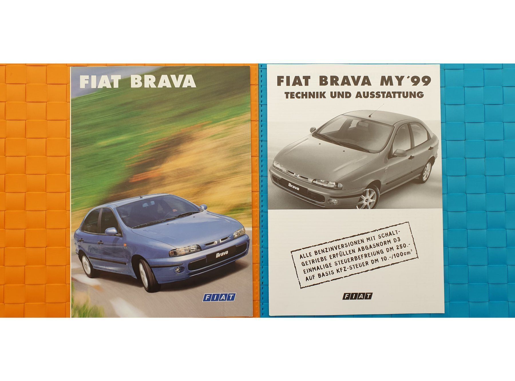 Fiat Documenti: FIAT BRAVA 1999 - Prospekt / Katalog – Usato da Viganello venduto da CARLiteratur 1