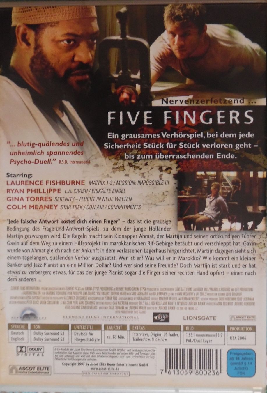 Tutti i DVDs: Five Fingers – Usato da Bellinzona venduto da Luna093 2