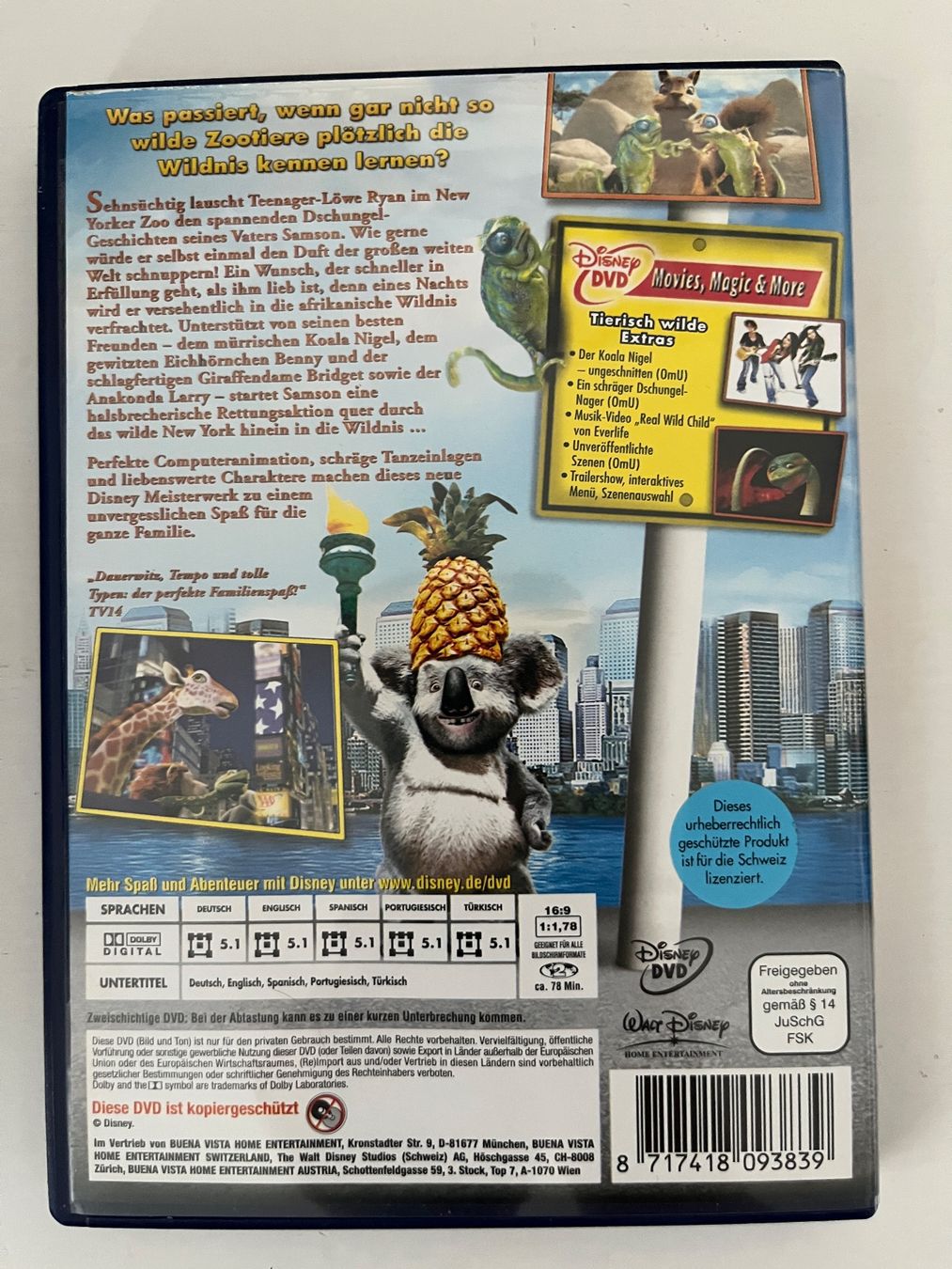 Tutti i DVDs: Disney | Tierisch Wild DVD 📀 – Nuovo (secondo la descrizione) da Sierre venduto da black.box 1