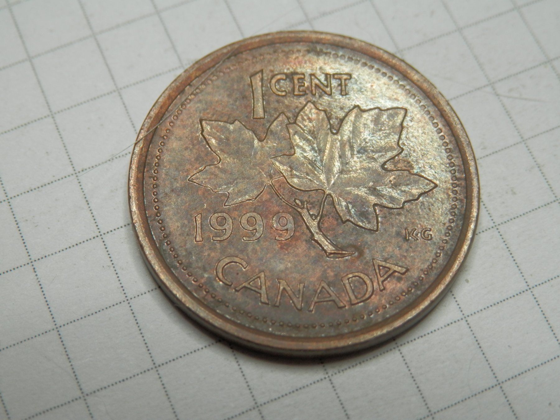 Tutti le monete: Kanada 1 Cent, 1999 – Usato da Weiach venduto da weiach81 1