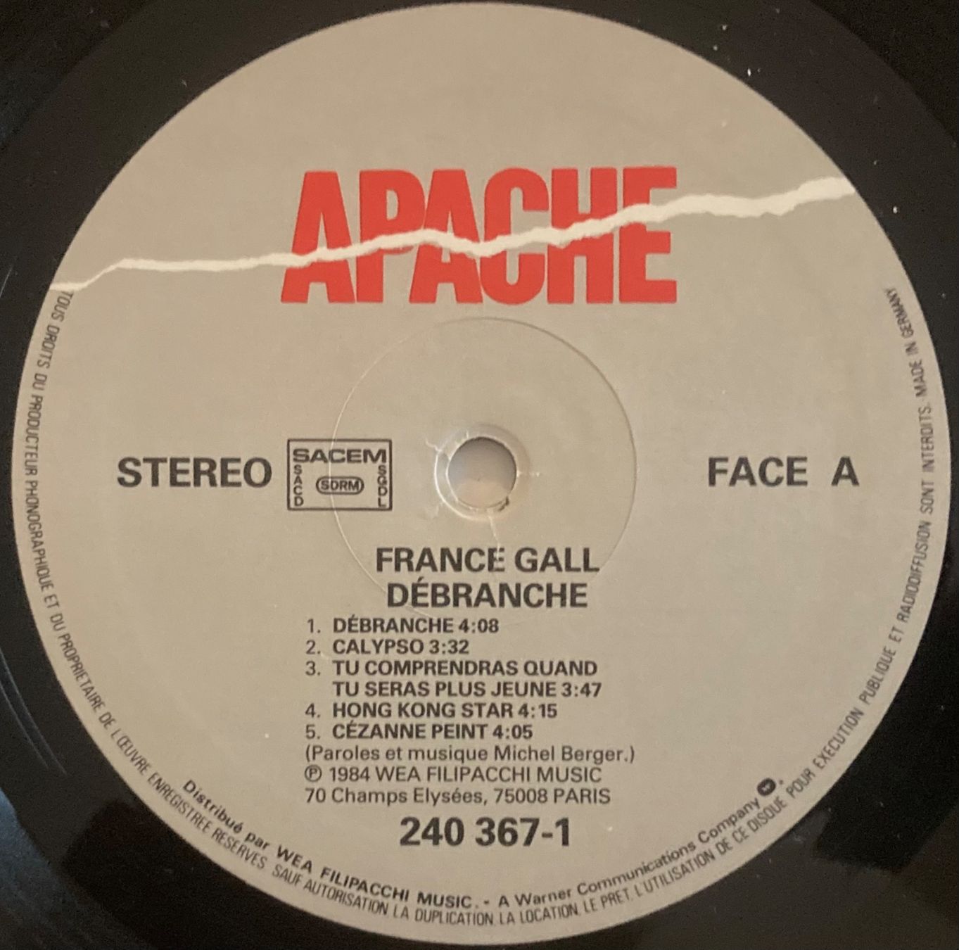 Schallplatten: FRANCE GALL - DEBRANCHE! – Gebraucht aus Poliez-Pittet von Newtown-Records 3