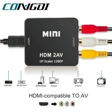 Convertitori: HDMI zu AV Konverter (RCA, Composite) – Nuovo e nell'imballaggio originale da Gebenstorf venduto da RetroFuture 1