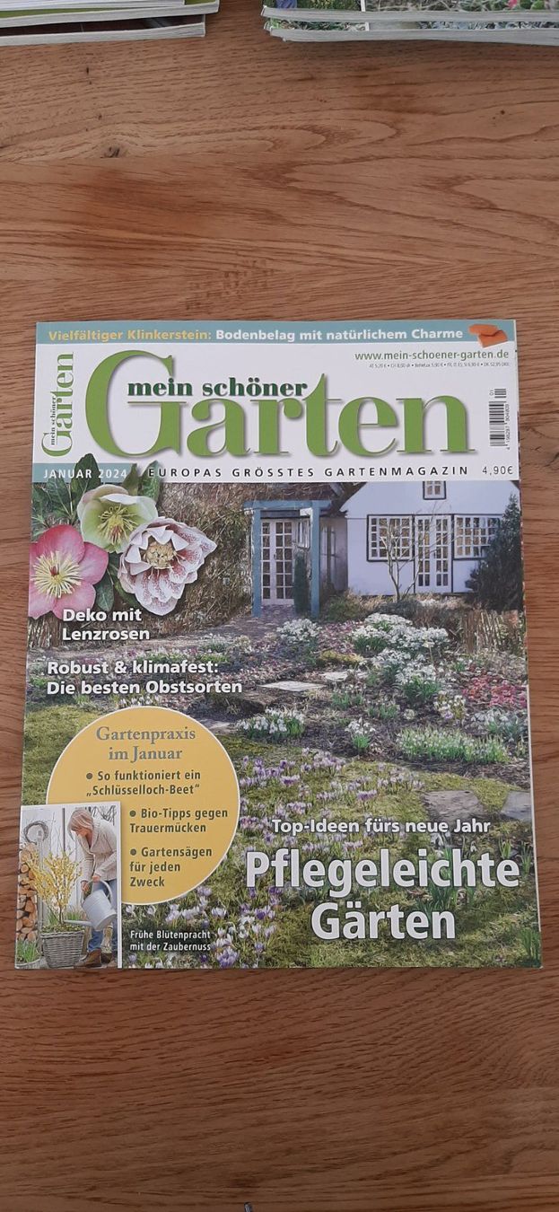 Riviste & Magazine: Mein schöner Garten Januar 2024 – Nuovo (secondo la descrizione) da Affoltern am Albis venduto da Sabinezc