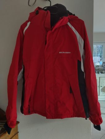 Veste de ski Belowzero rouge et blanche, S, neuve