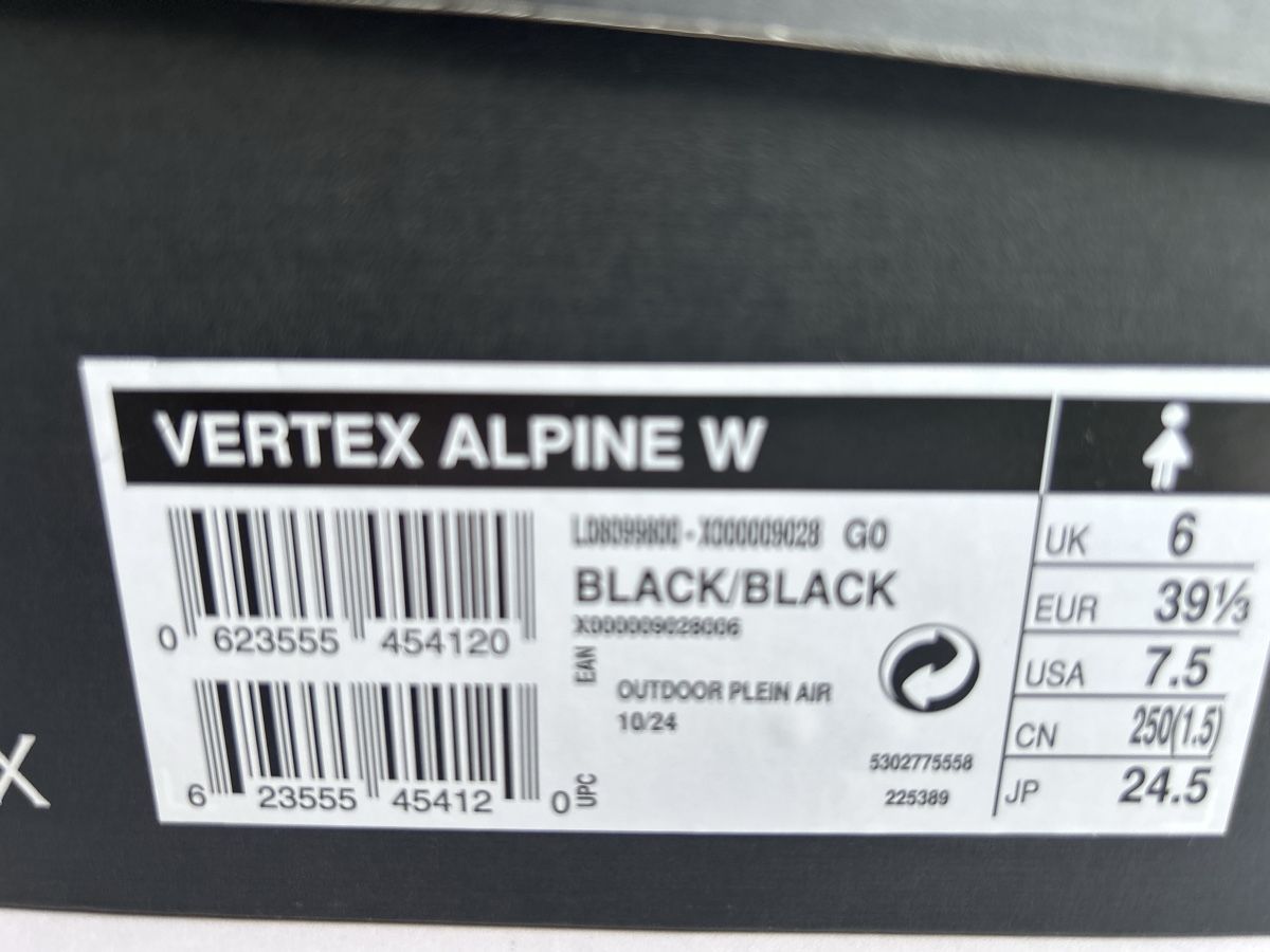 Arcteryx Scarpe da uomo: Arc'teryx Vertex Alpine W Schuh – Nuovo e nell'imballaggio originale da Engelberg venduto da ejierfaijs 1