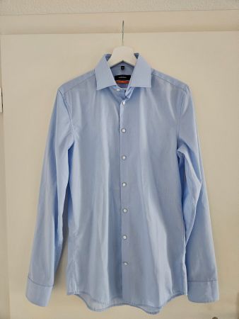 Seidensticker Hemd blau slim fit S